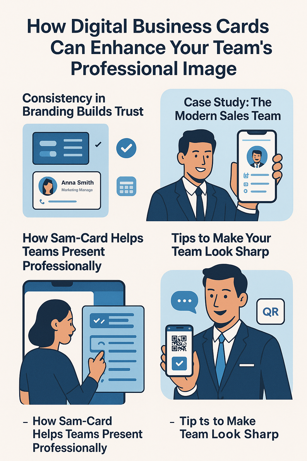 How Digital Business Cards Can Enhance Your Team's Professional Image